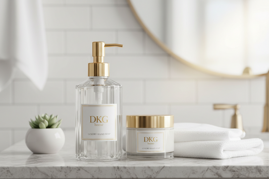 Luxe zeepdispenser set (met tray)